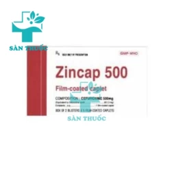 Zincap 500mg - Thuốc điều trị nhiễm khuẩn hiệu quả